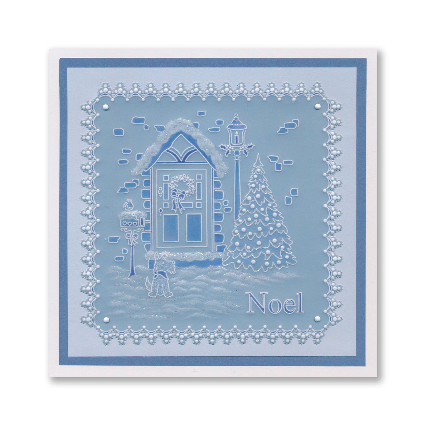 Linda's Home for Christmas - Christmas Treasures (Set 3) A5 Square Groovi Plate