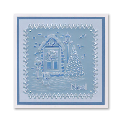 Linda's Home for Christmas - Christmas Treasures (Set 3) A5 Square Groovi Plate