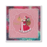 Linda's Christmas Treasures Set 3 A5 Square Groovi Plate Set