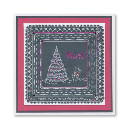 Linda's Home for Christmas - Christmas Treasures (Set 3) A5 Square Groovi Plate