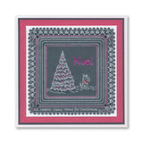 Linda's Home for Christmas - Christmas Treasures A5 Square Groovi Plate