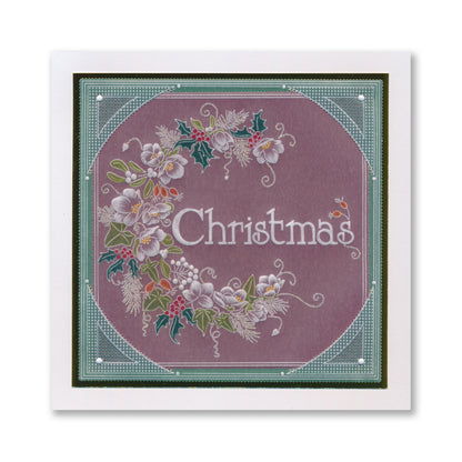 Linda's C Is for Christmas - Christmas Treasures (Set 3) A5 Square Groovi Plate