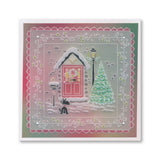 Linda's Home for Christmas - Christmas Treasures A5 Square Groovi Plate