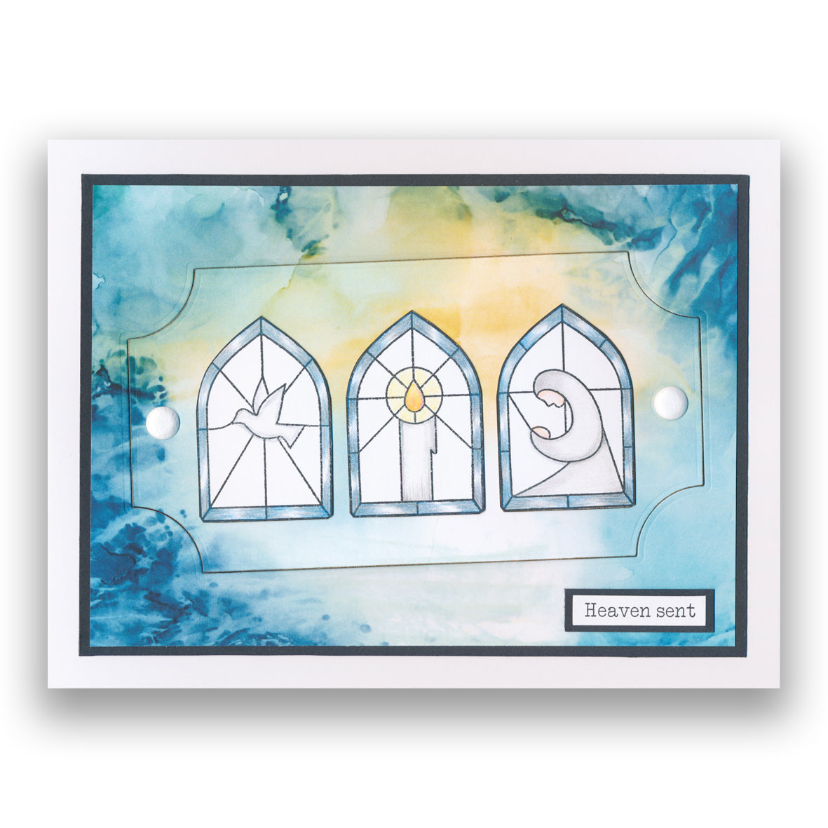 Christmas Windows A5 Stamp Set