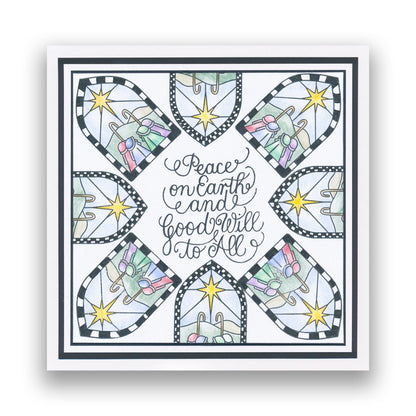 Christmas Windows A5 Stamp Set