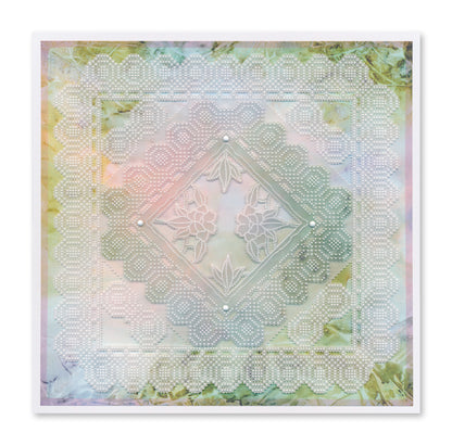 Josie's Circle Lace Duet A5 Square Groovi Grid