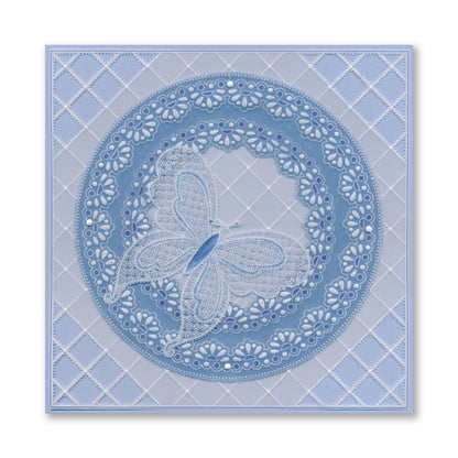 Nested Circle Lace Frames A5 Square Groovi Plate Quartet