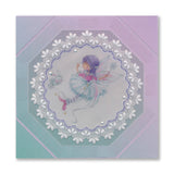 Nested Circles Lace Fancy Swirls Frames A5 Square Groovi Plate