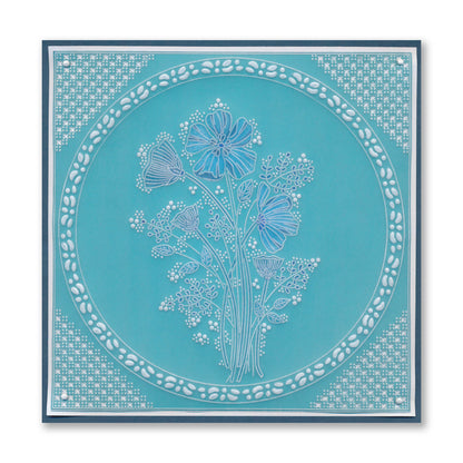 Nested Doodle Frames A4 Square Groovi Plate Collection
