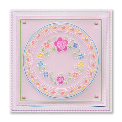 Nested Doodle Frames A4 Square Groovi Plate Collection