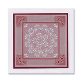 Nested Circles Lace Fancy Swirls Frames A5 Square Groovi Plate