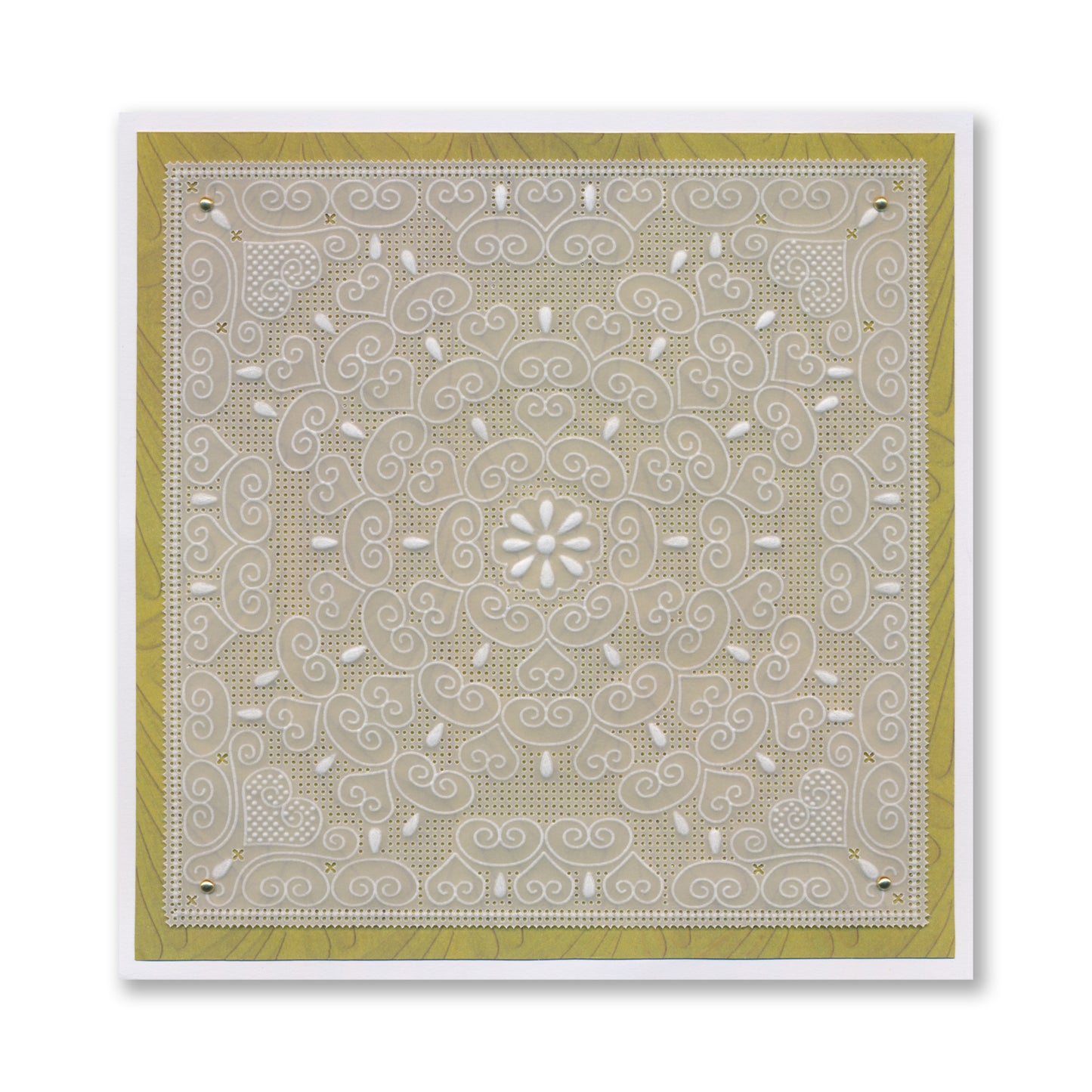 Nested Circle Lace Frames A5 Square Groovi Plate Quartet