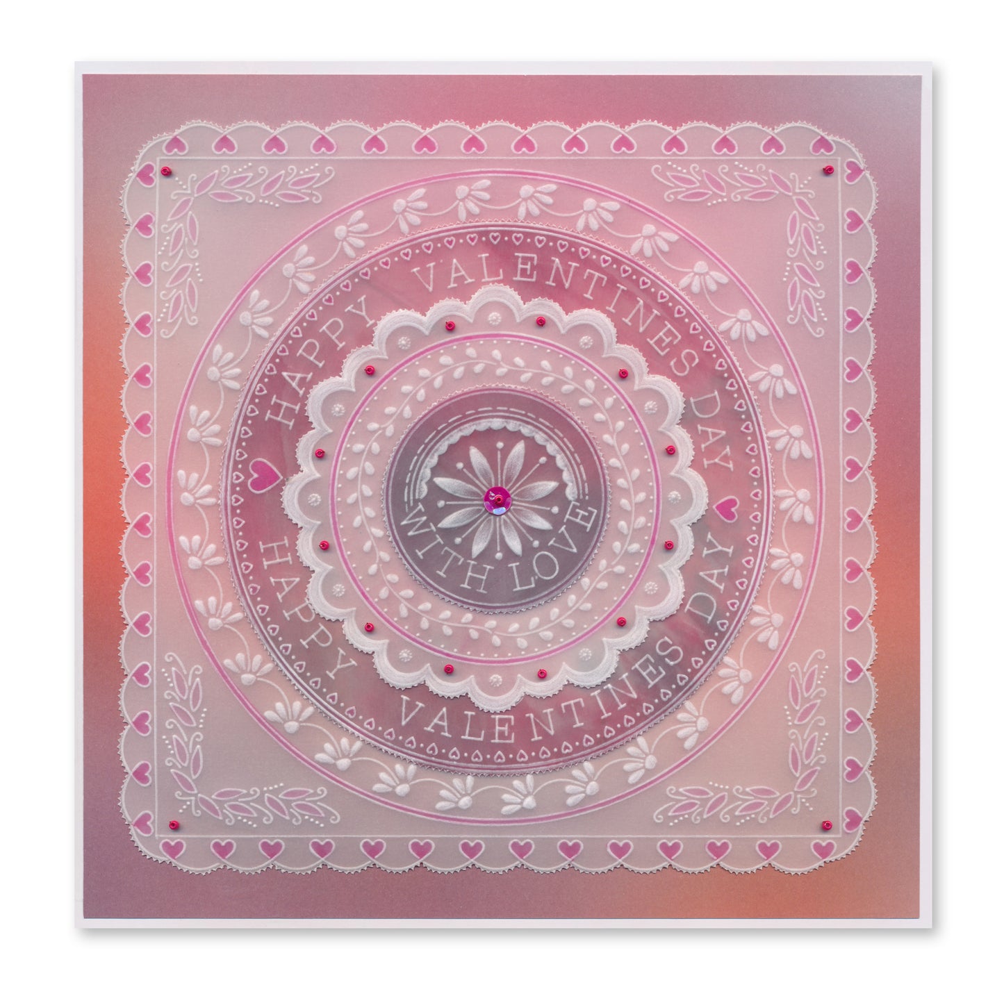 Jazz's Thank You Toppers & Tags A4 Square Groovi Plate