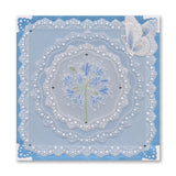 Nested Squares Lace Doily Frames A5 Square Groovi Plate