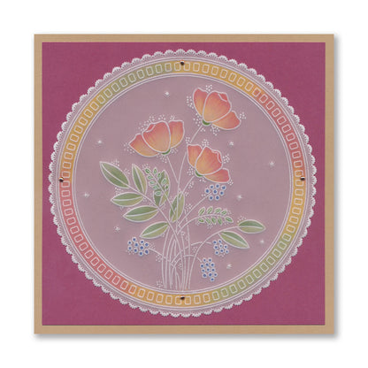Nested Doodle Frames A4 Square Groovi Plate Collection