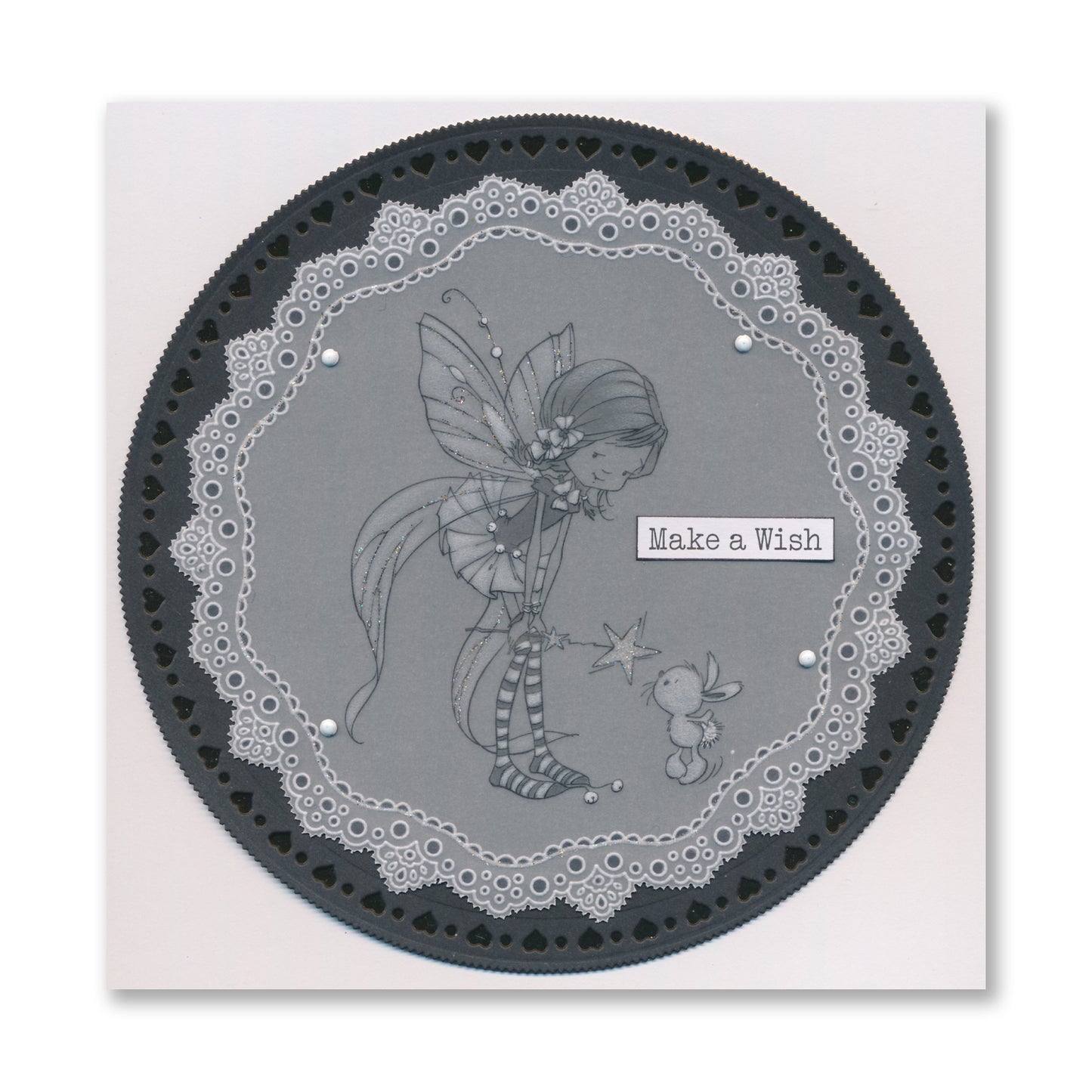 Nested Circles Lace Doily Frames A5 Square Groovi Plate