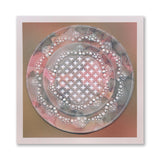 Nested Circles Lace Doily Frames A5 Square Groovi Plate