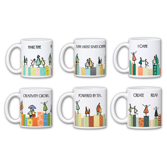 Clarity Character Mugs - Set of 6