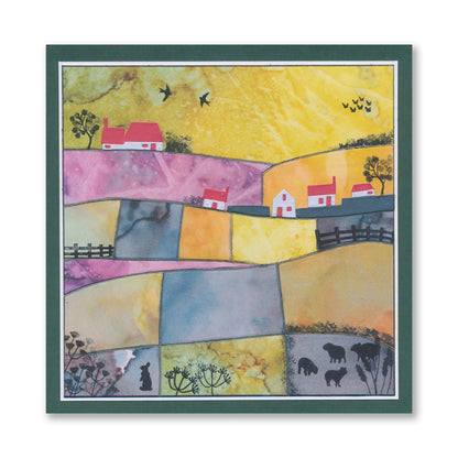 Countryside, Lighthouse & Viaduct Collage Die Collection