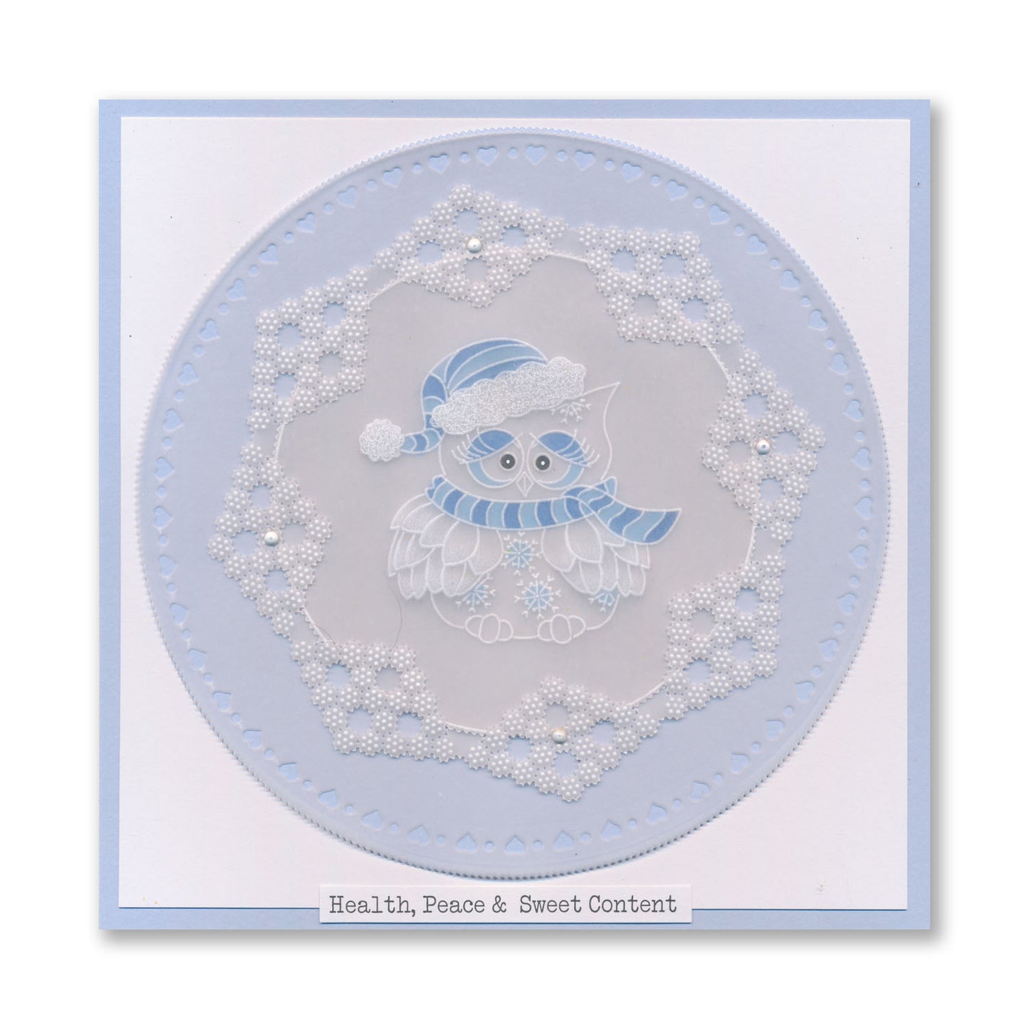 Josie's Courage - Circular (Diagonal) Lace Duet A5 Square Groovi Grid