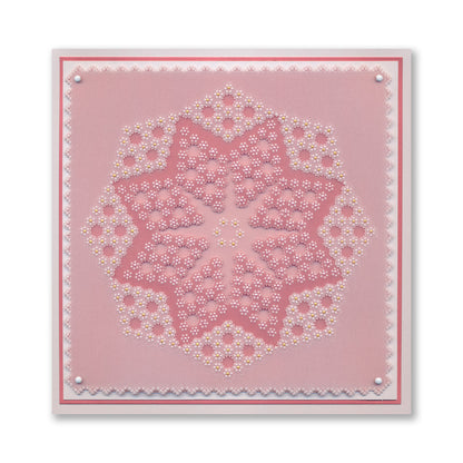 Josie's Courage - Circular (Diagonal) Lace Duet A5 Square Groovi Grid
