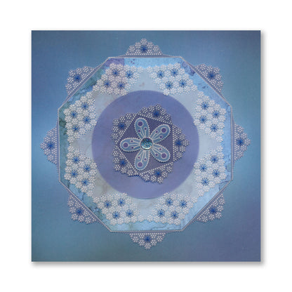 Josie's Circular (Diagonal) Lace Duet A5 Square Groovi Grid Collection