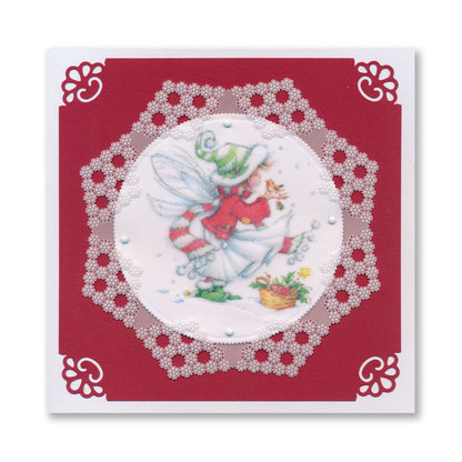 Josie's Circular (Diagonal) Lace Duet A5 Square Groovi Grid Collection