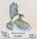 Garden Bird A5 Stamp & Mask Set