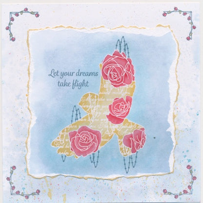 Slow Down with Clarity Cut Card Kit - Garden Bird Collection & Deluxe Book Box Storage