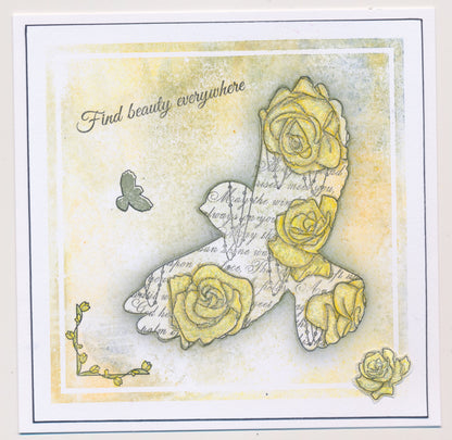 Slow Down with Clarity Cut Card Kit - Garden Bird Collection & Deluxe Book Box Storage