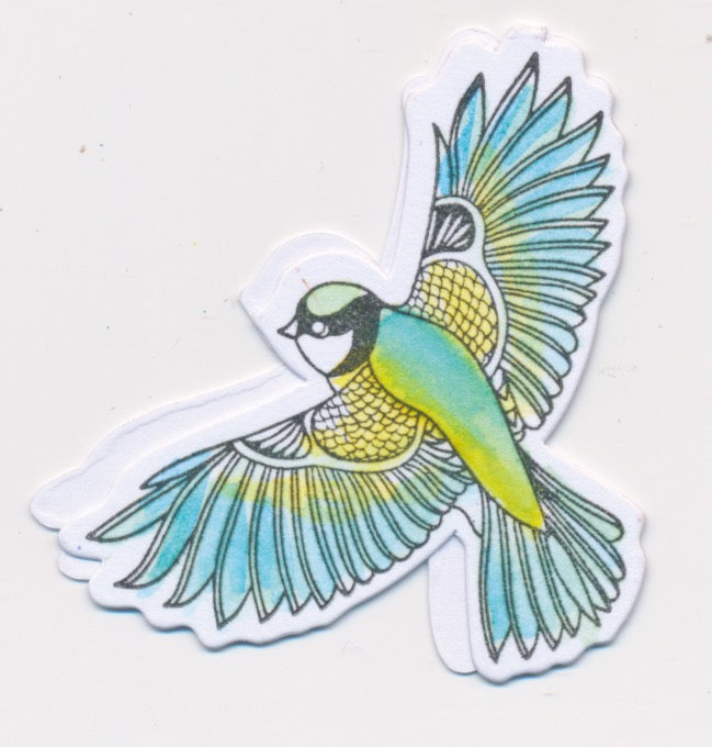 Garden Bird A6 Stamp & Mask Set