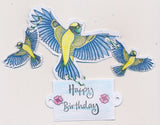 Slow Down with Clarity Cut Card Kit - Garden Bird Collection & Free Deluxe Book Box Storage