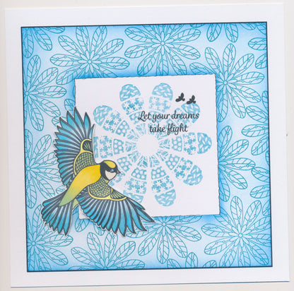 Slow Down with Clarity Cut Card Kit - Garden Bird Collection & Deluxe Book Box Storage