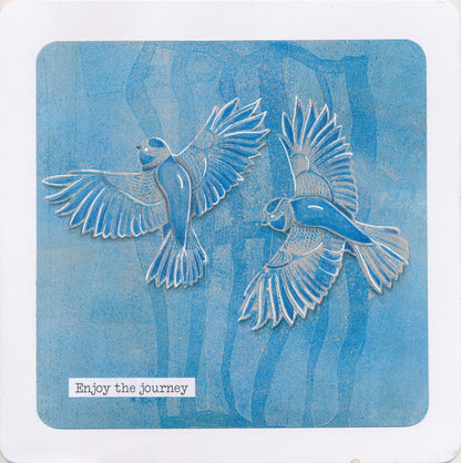 Garden Bird A6 Stamp & Mask Set