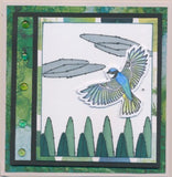 Garden Bird A6 Stamp & Mask Set