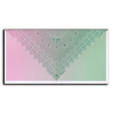 Linda's Dotty Cross-Stitch Celtic Heart Layering Frame A4 Square Groovi Plate