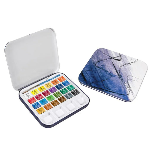Aquafine Watercolour Travel Tin Set
