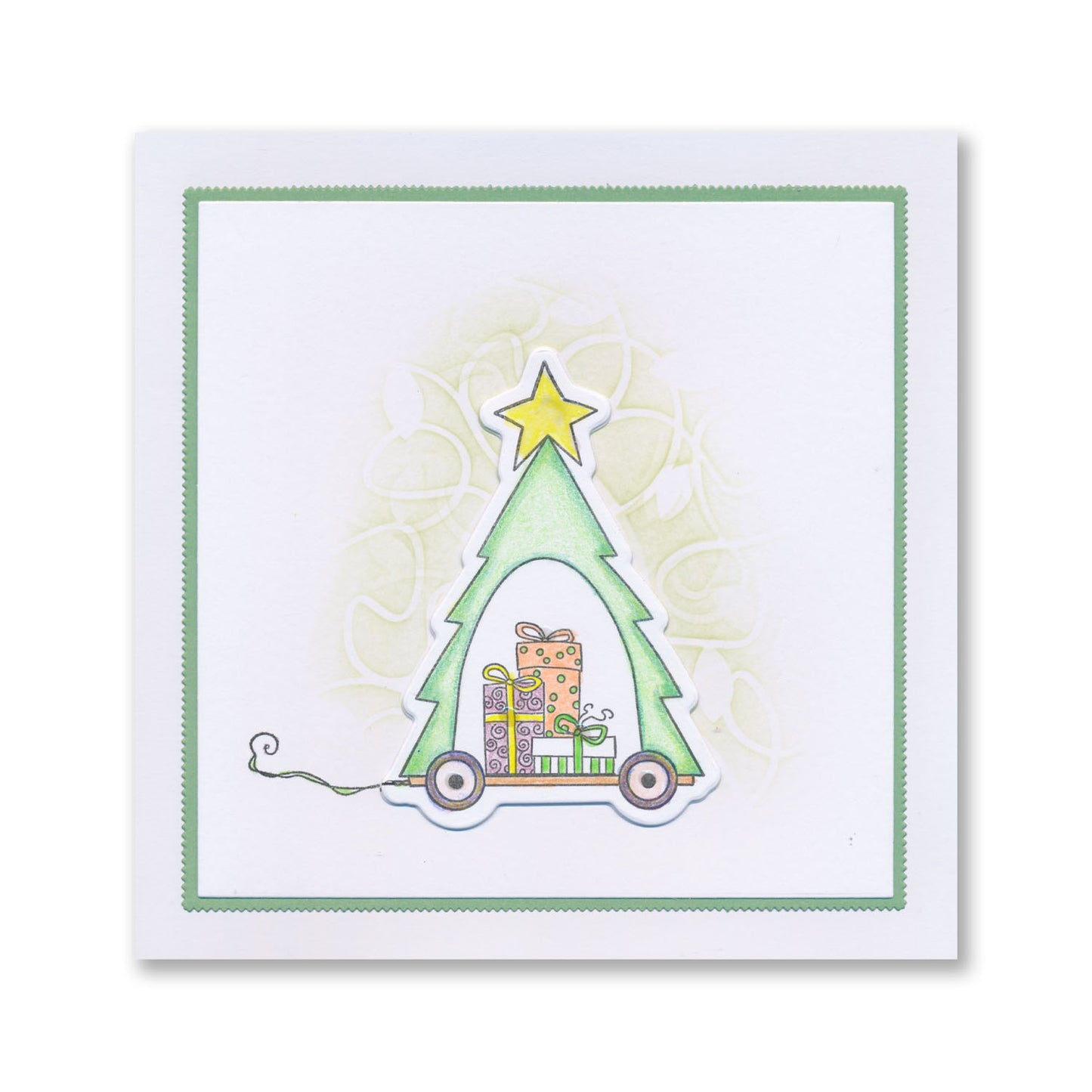 Barbara's SHAC Christmas Tree Wooden Toy A5 Slim Stamp Set