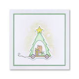 Barbara's SHAC Christmas Tree Wooden Toy A5 Slim Stamp Set