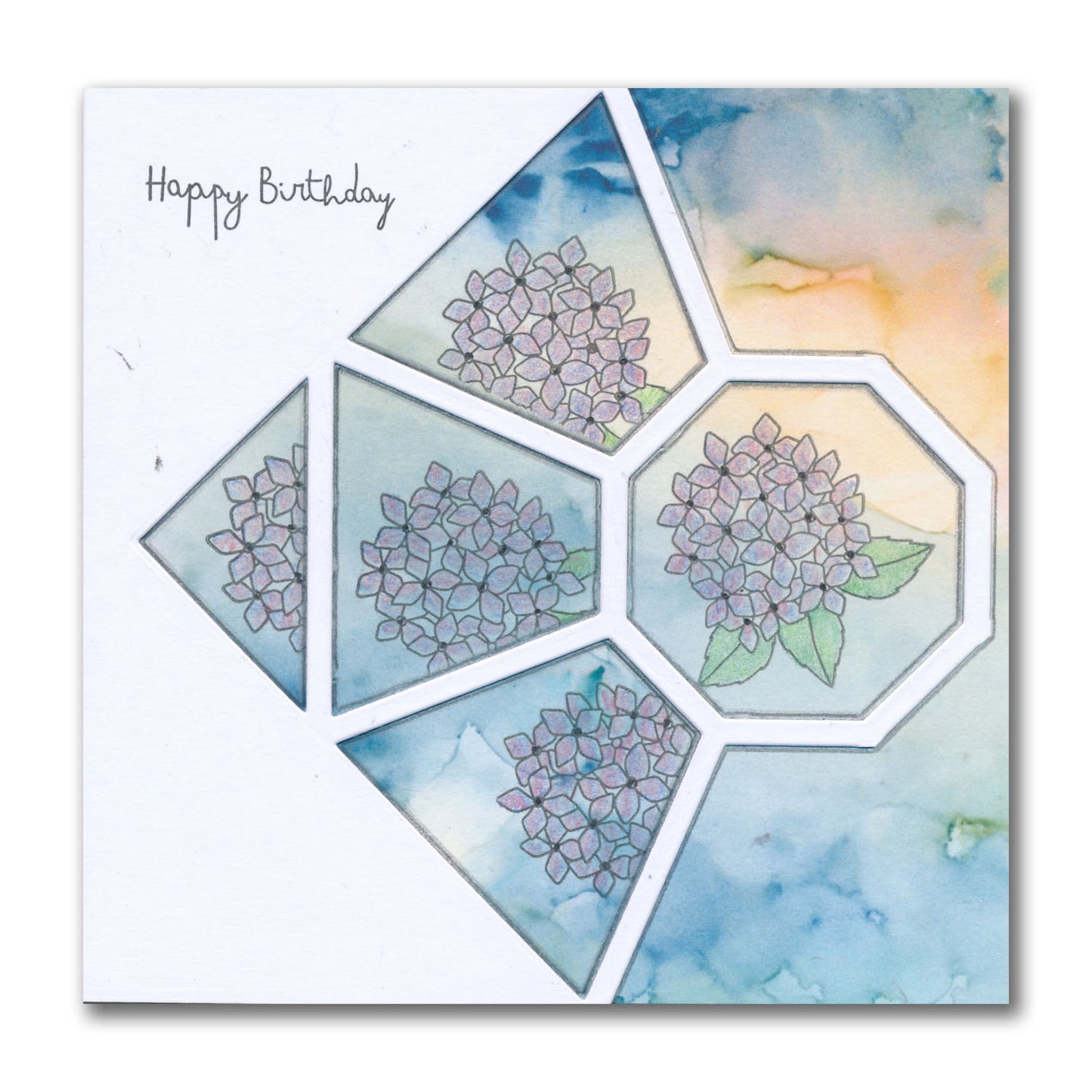 Abstract Layout 5 Aperture Die