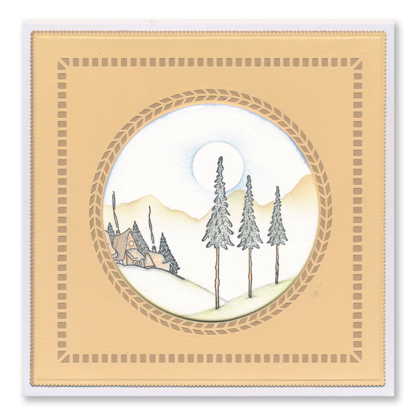 Linda's Winter Wishes - Christmas Compendium A6 Stamp Set