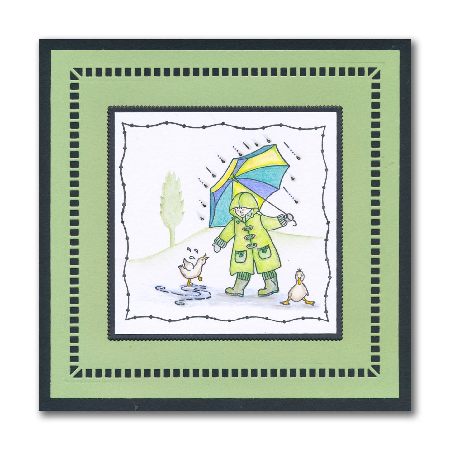 Linda's Bijou Children Through the Seasons - Spring A5 Stamp Set