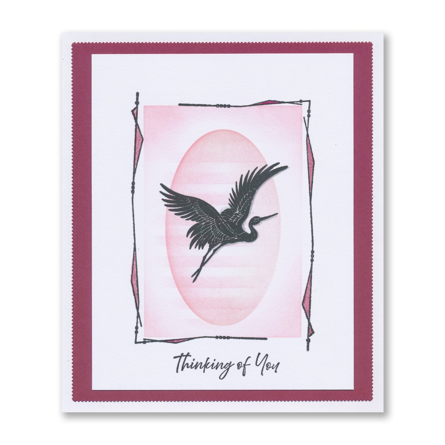 Japanese Cranes - Silhouettes A5 Stamp & Mask Set