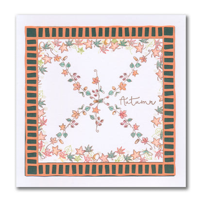 Linda's Bijou Children Through the Seasons - Autumn A5 & A7 Stamp Duo