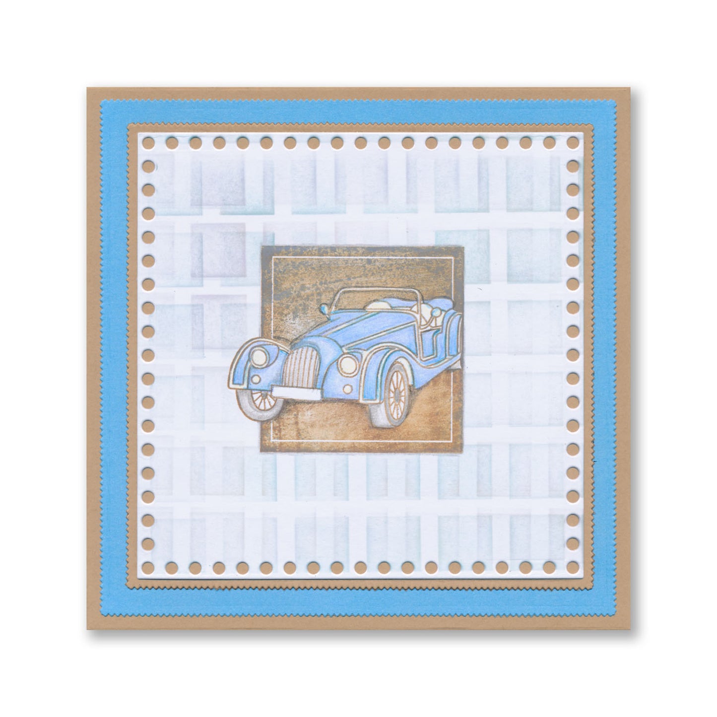 Just Wheels & Wings Silhouette Framers A5 Stamp Set