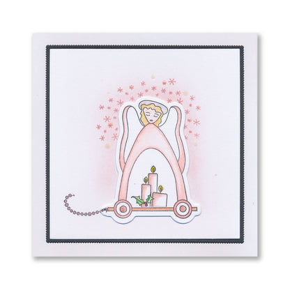Barbara's SHAC Angel Wooden Toy A5 Slim Stamp Set