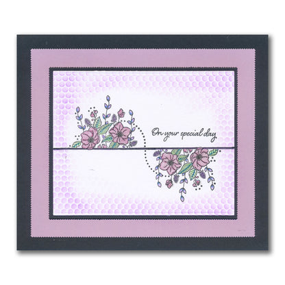 Jazz's Floral Panels & Petite Sentiments A5 Square & A7 Stamp Collection