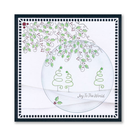 Tina's Christmas Trees Elements A6 Stamp Set