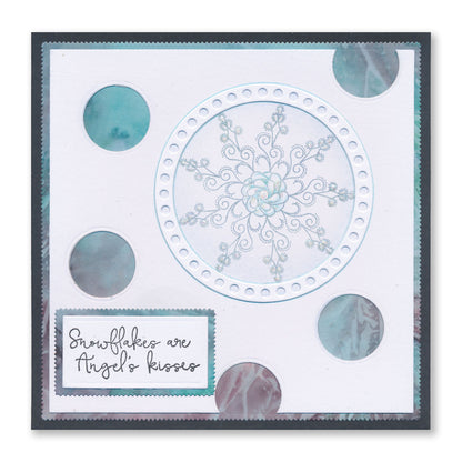 Linda's Snowflake Kisses - Christmas Compendium A6 Stamp Set