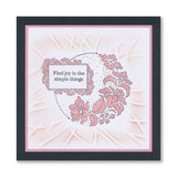 Barbara's Floral Crescents & Panels - Two Way Overlay A5 Square & A6 Stamp & Mega Mount Collection